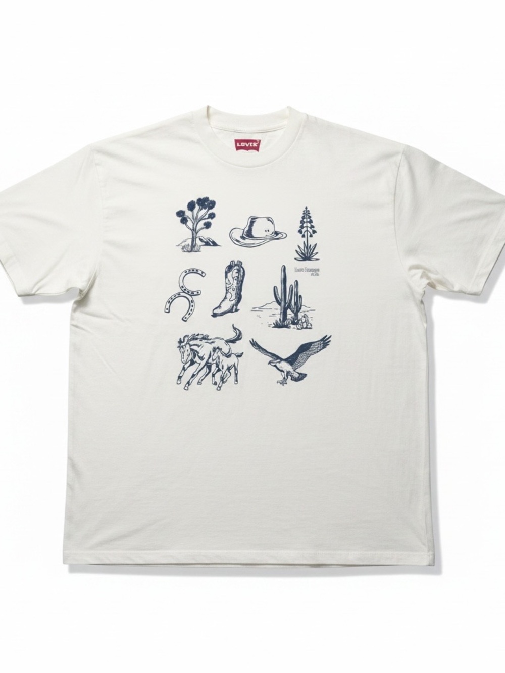 Levi’s Women’s graphic Short Stack Tee (Western Icon) NWOT